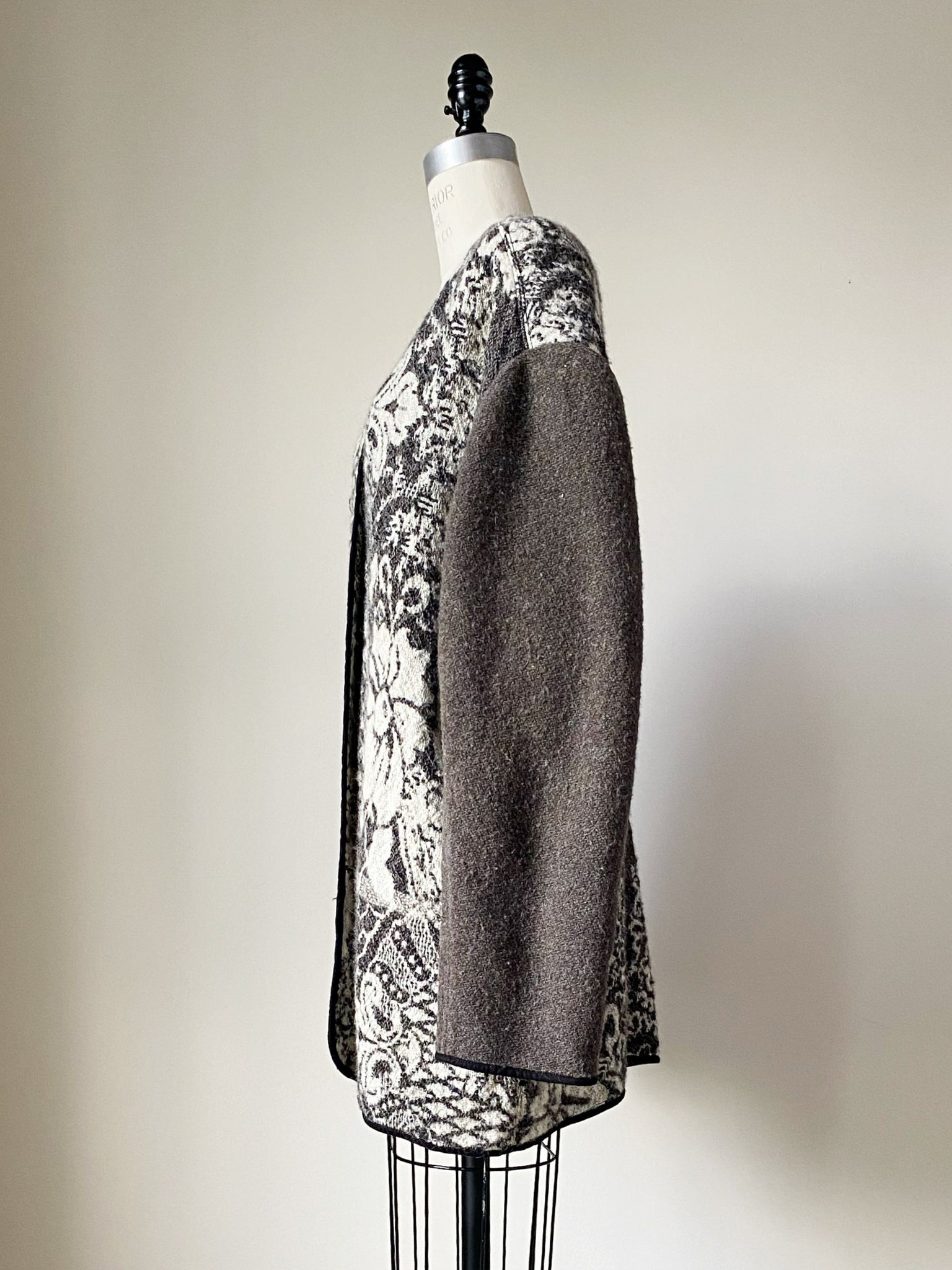19th century rug pattern jacket #3