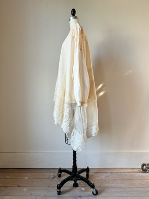 muslin and lace tunic