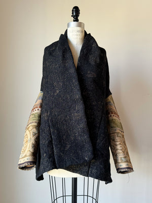 reverse tapestry sleeve cocoon