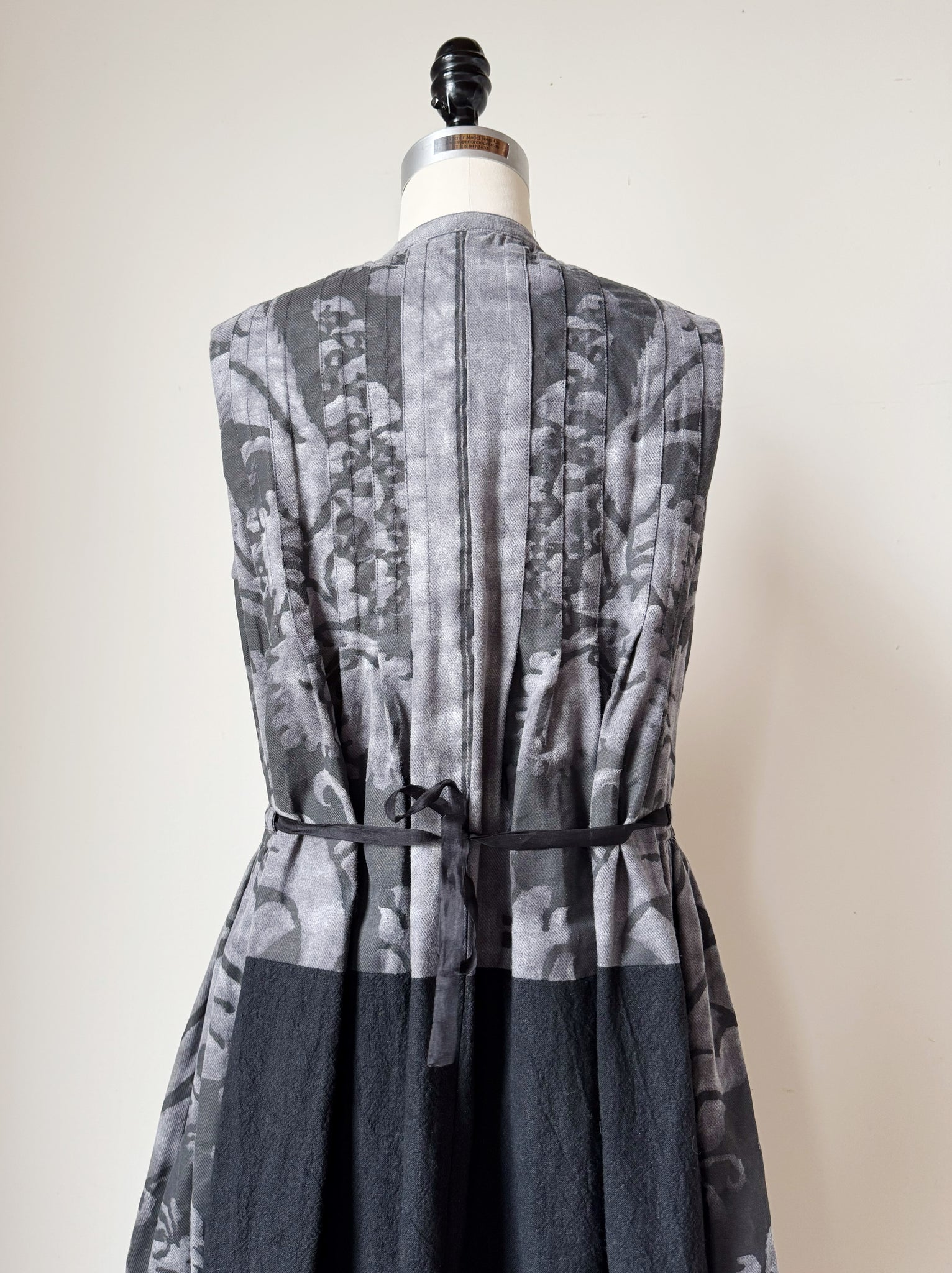 pleated and patched Fortuny work dress size medium