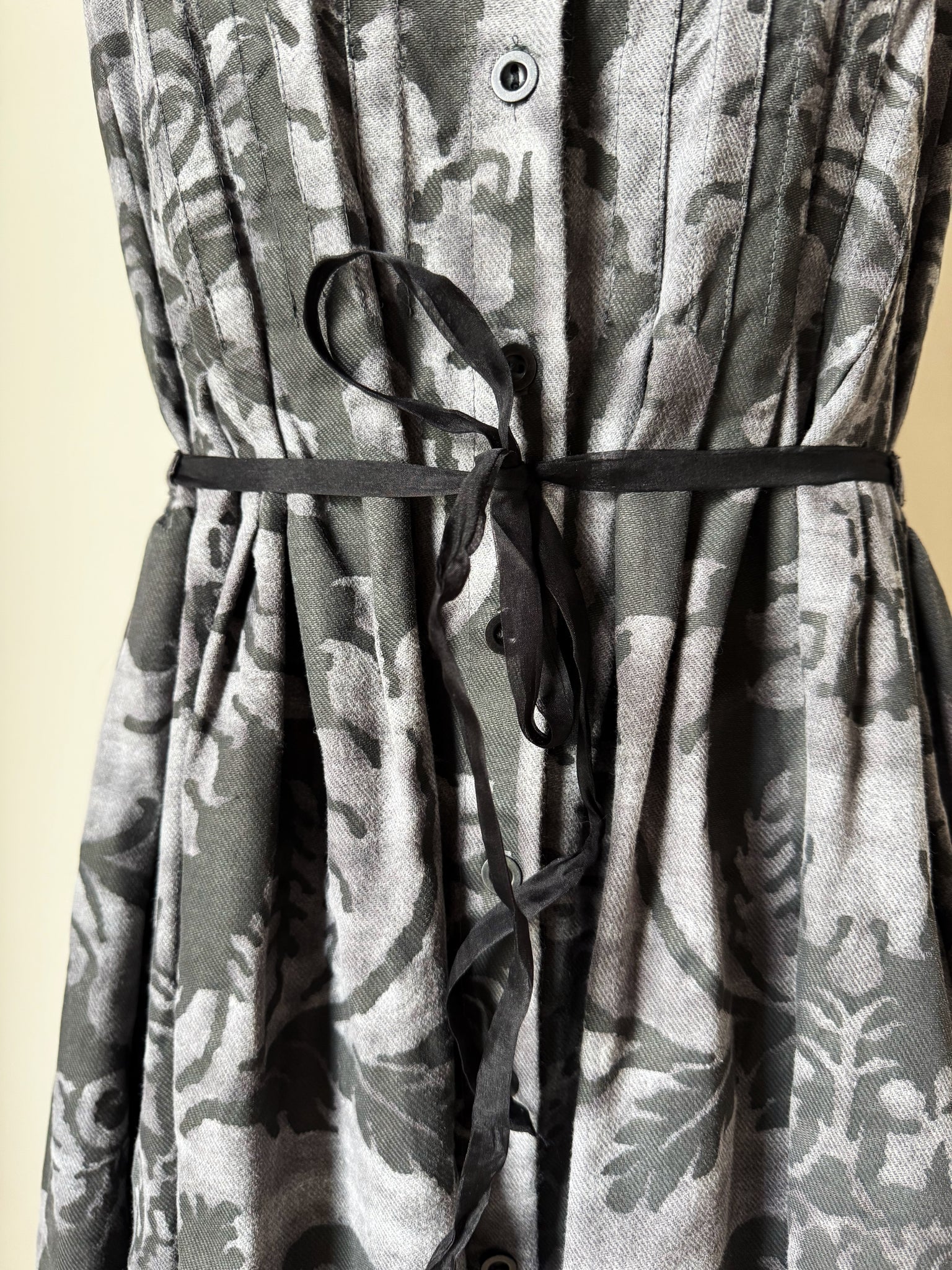 pleated and patched Fortuny work dress size medium