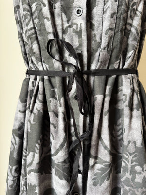 pleated and patched Fortuny work dress size medium