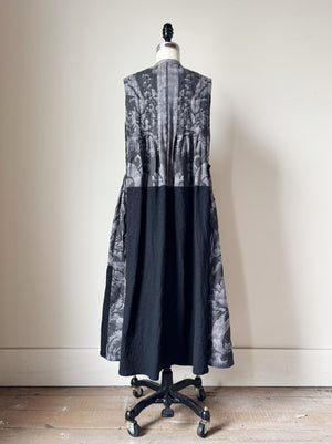 pleated and patched Fortuny work dress size medium