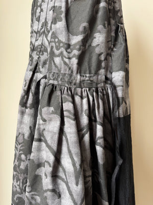 pleated and patched Fortuny work dress size medium