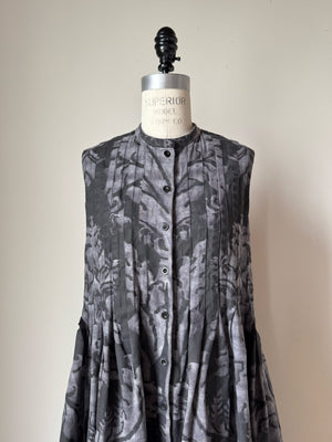 pleated and patched Fortuny work dress size medium
