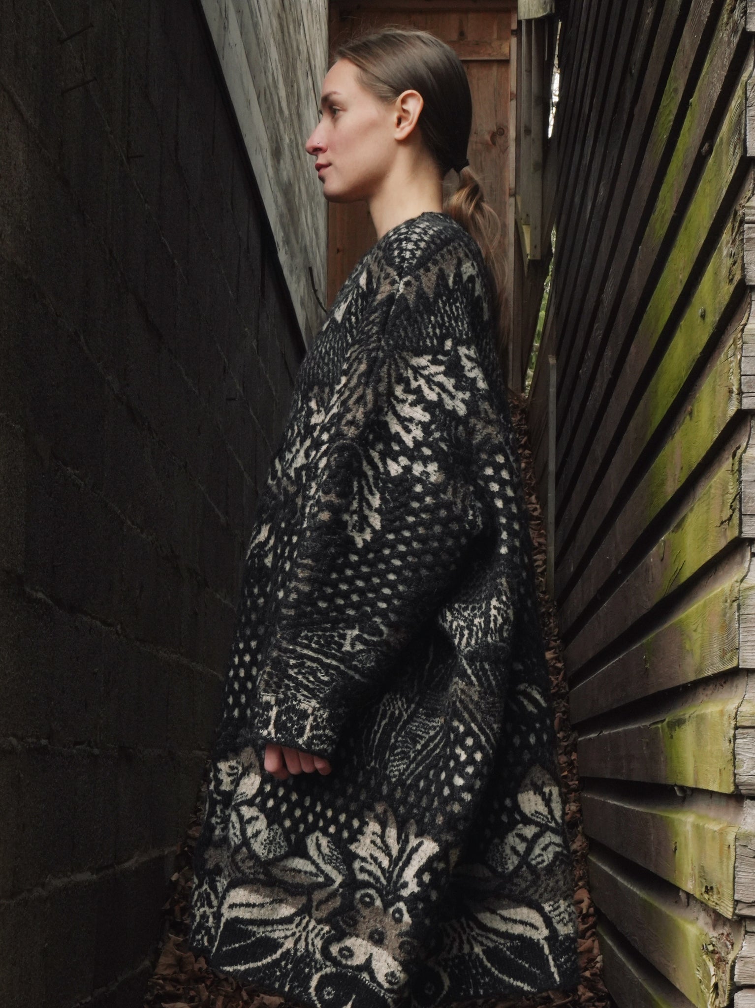 coverlet jacquard tunic