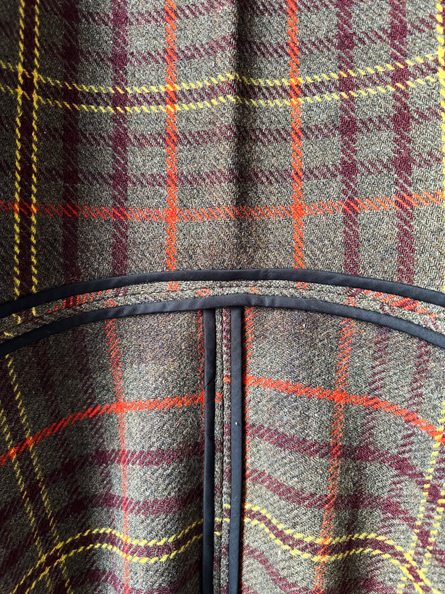 vintage blankets cocoon with fringe