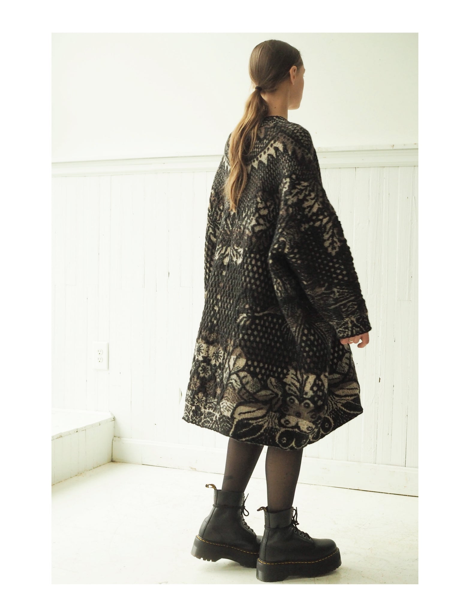 coverlet jacquard tunic