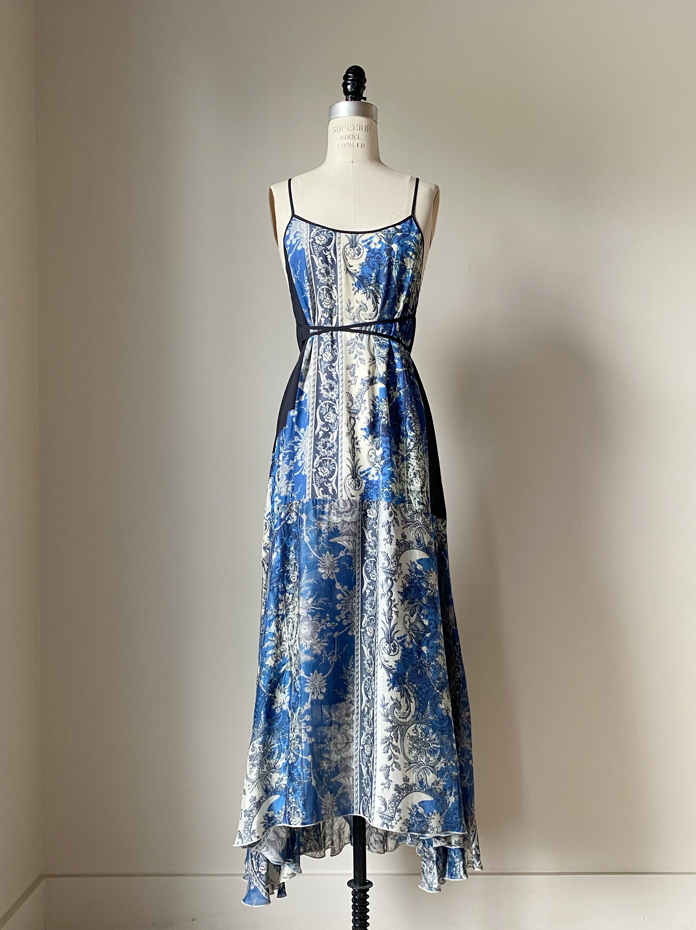 floral stripe scorpion slip dress – garygraham422