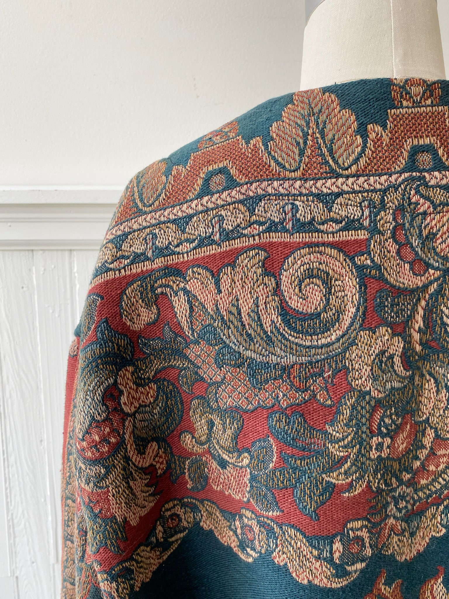 Jacobean tapestry coat