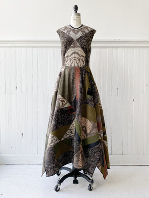 Hyde Hall patchwork dress