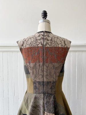 Hyde Hall patchwork dress
