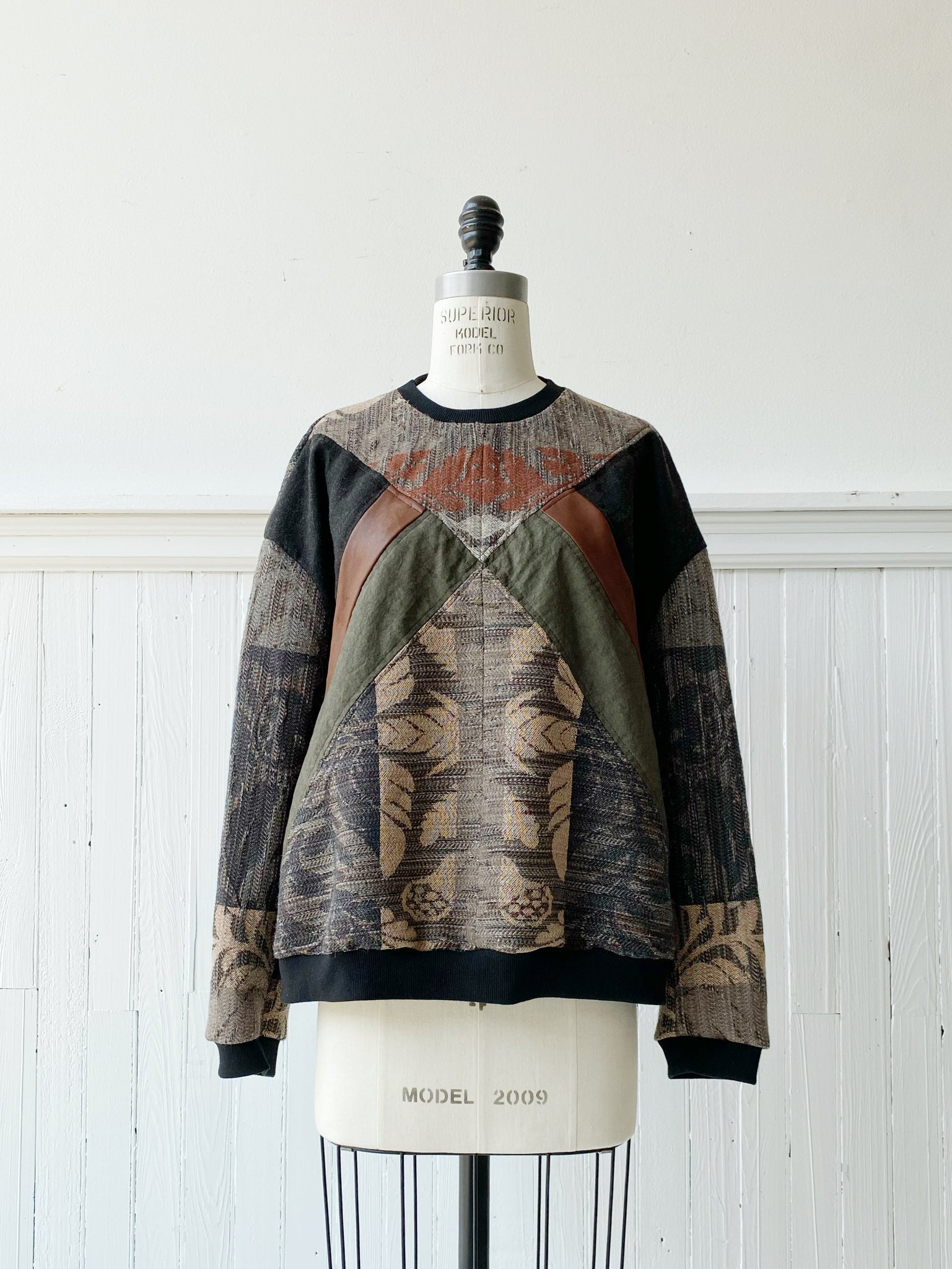 hyde hall quilt patch sweatshirt #2
