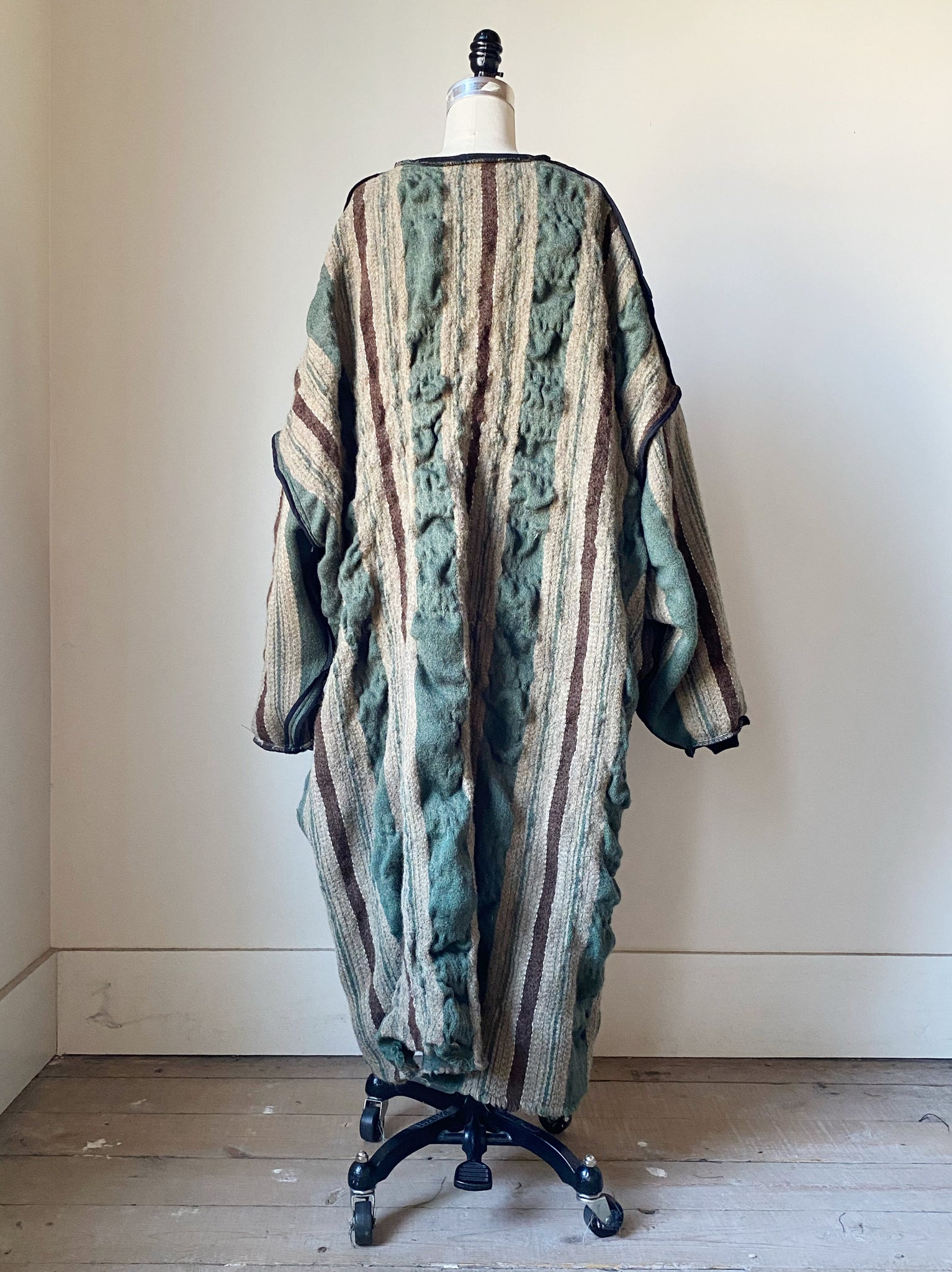 Gilded Age shrunken blanket dress