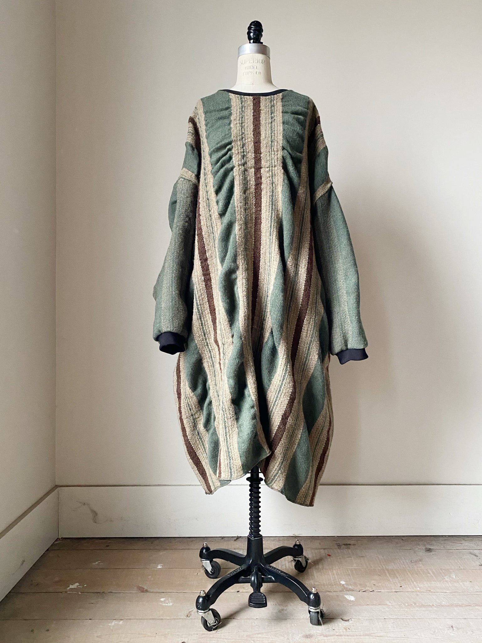 Gilded Age shrunken blanket dress #2