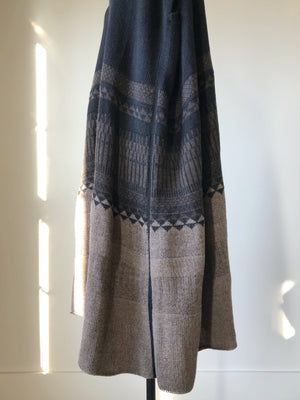 hand knit blanket dress