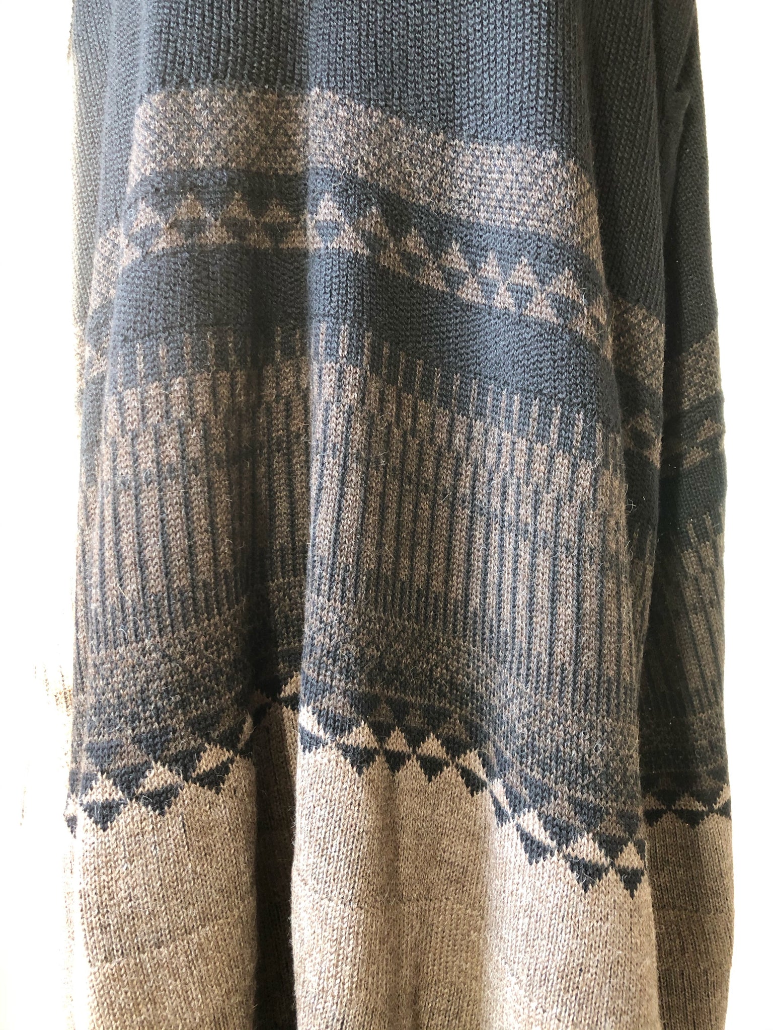 hand knit blanket dress