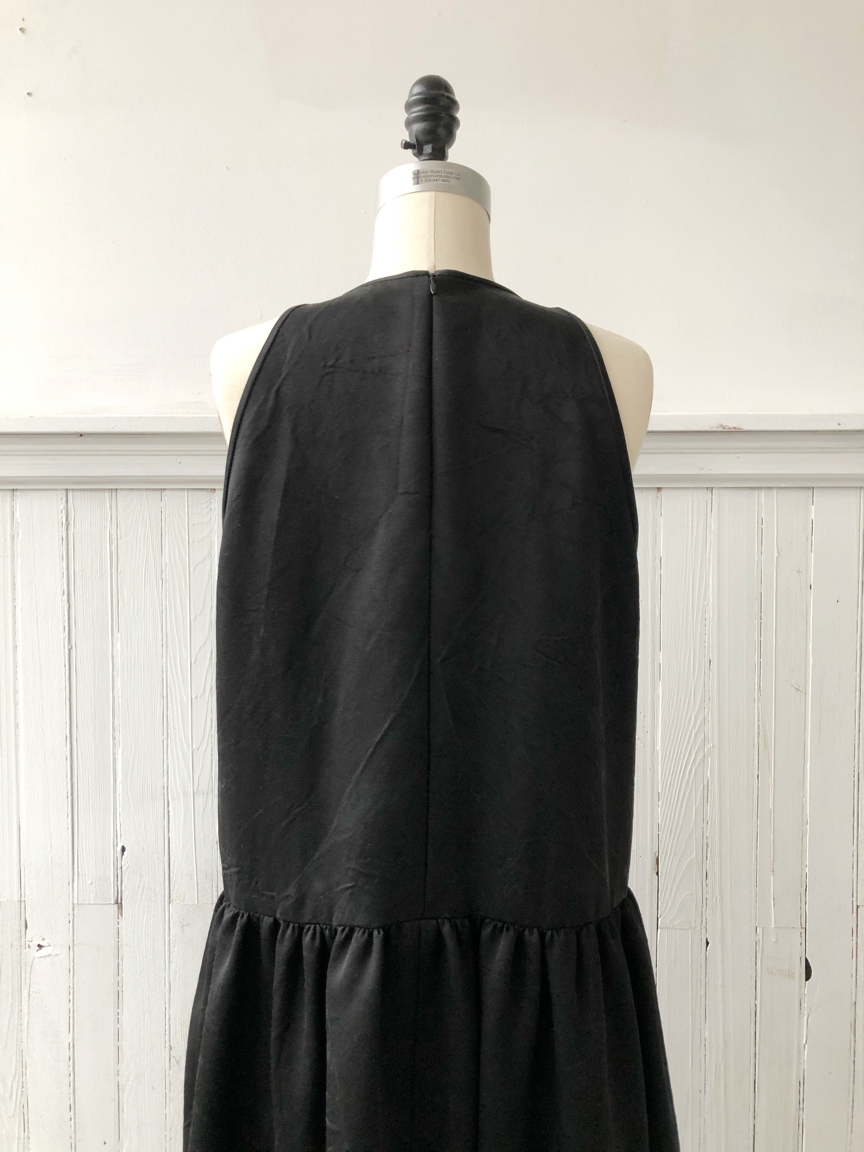 black washed duchess silk tank dress – garygraham422