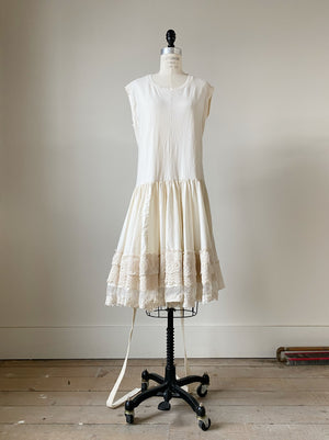 organdy and double lace jersey dress