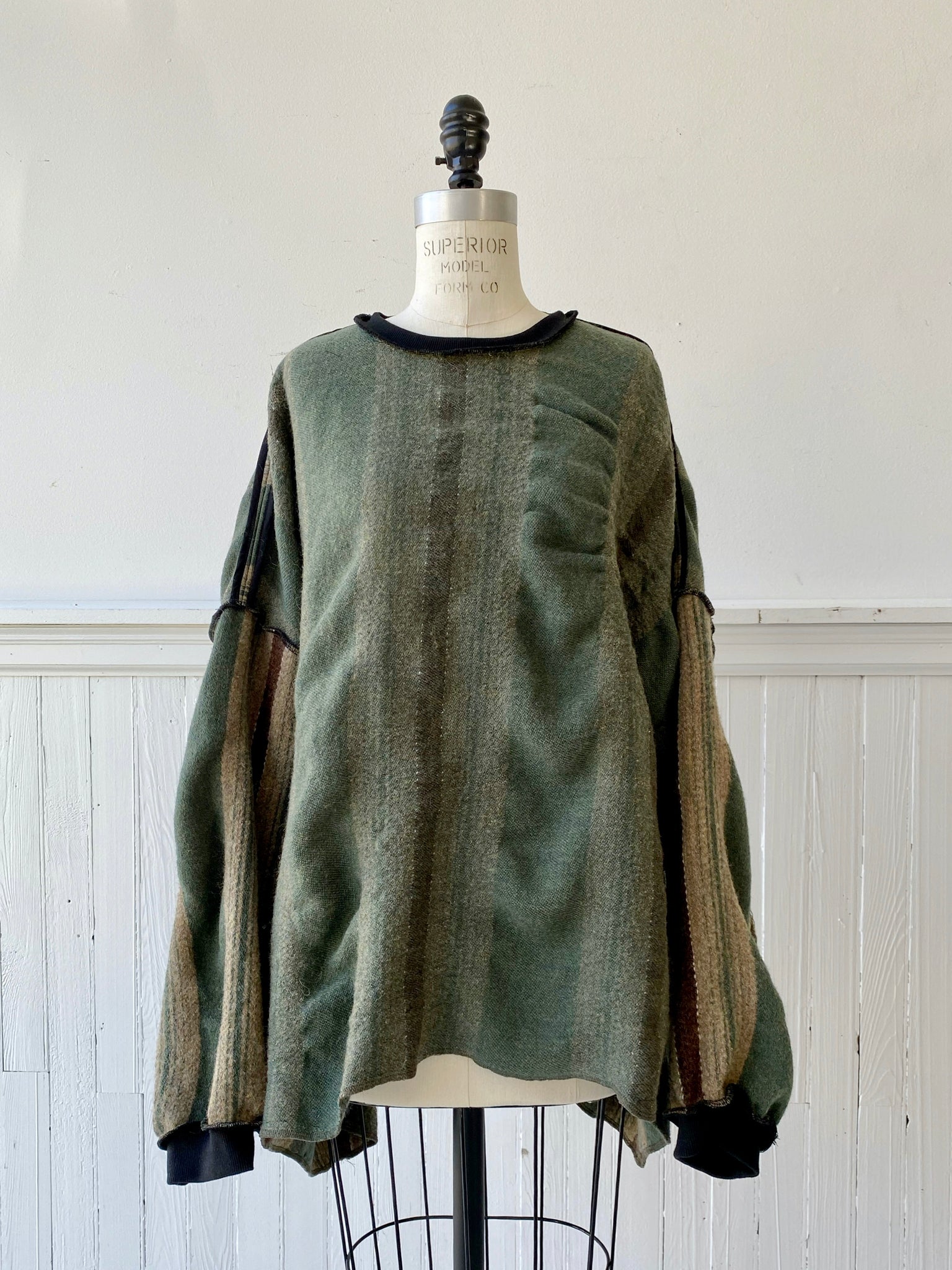 Gilded Age shrunken blanket sweatshirt