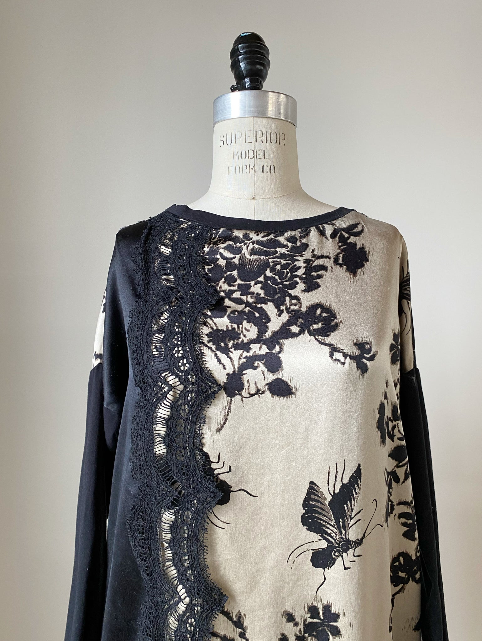insect and flower tunic