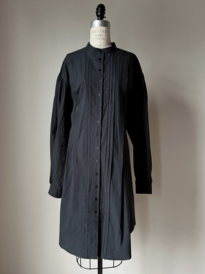 black pintuck peasant shirt dress garygraham422 black pintuck peasant shirt dress garygraham422