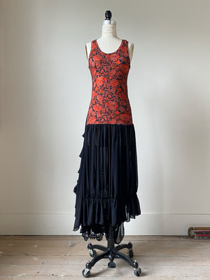 armor printed jersey and victorian chiffon slip dress – garygraham422 armor printed jersey and victorian chiffon slip dress – garygraham422